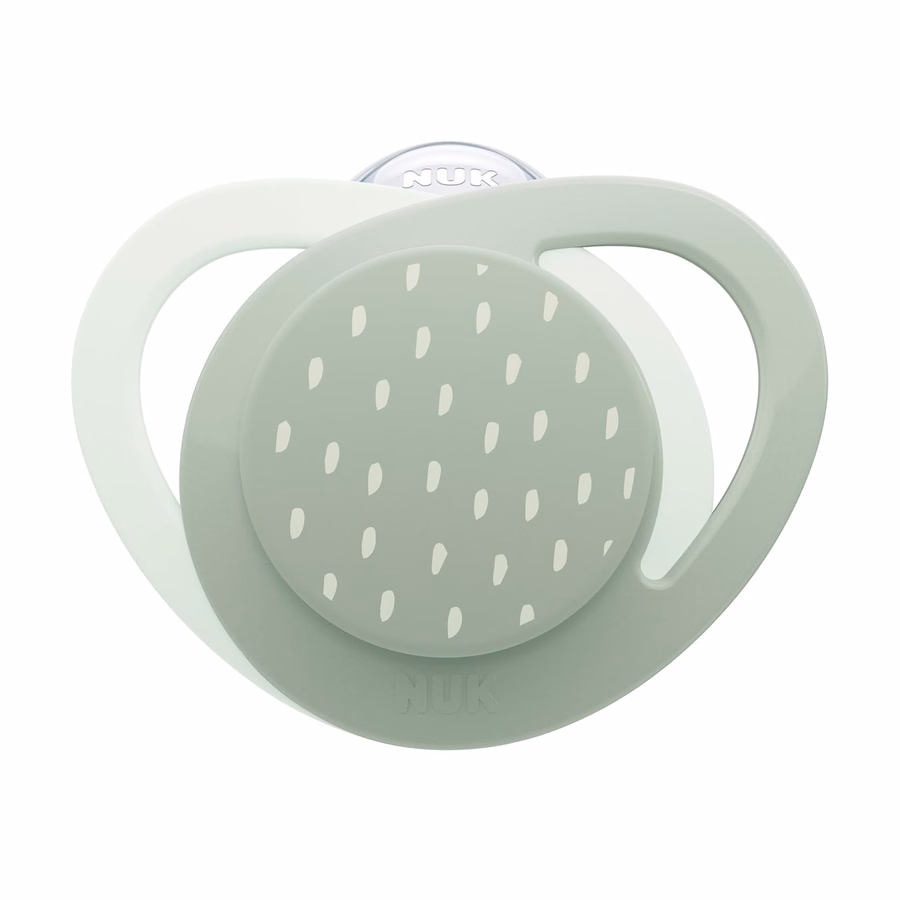 NUK Glow-in-the-Dark Orthodontic Pacifier with Heart-Shaped Shield, BPA-Free, fits 18-36 Months, 4-Pack : Health & Household