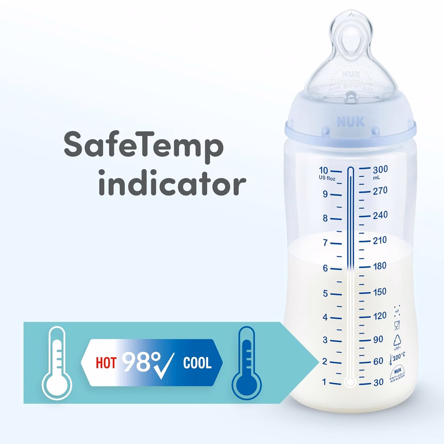 NUK Smooth Flow Anti-Colic Bottle Newborn Gift Set, 0+ Months : Baby