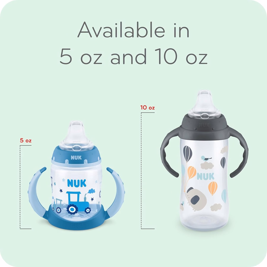 NUK Learner Cup, 5 oz, 1 Pack, 6+ Months – BPA Free, Spill Proof Sippy Cup : Baby