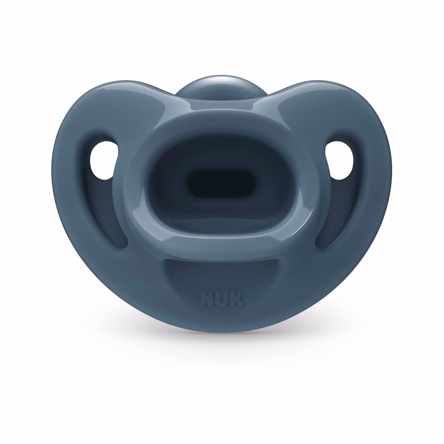 NUK Timeless Comfy Pacifier | 100% Silicone, One-Piece Design | BPA-Free, Gentle on Baby’s Skin | 5-Pack, for 0-6M : Baby