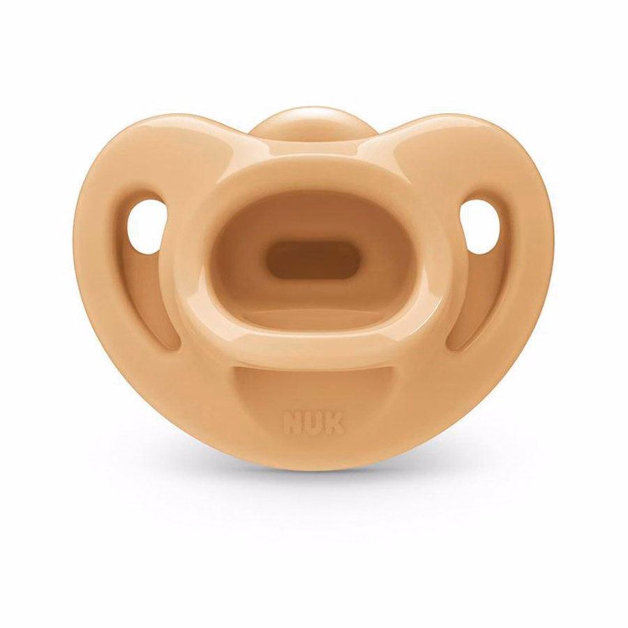 NUK Timeless Comfy Pacifier | 100% Silicone, One-Piece Design | BPA-Free, Gentle on Baby’s Skin | 5-Pack, for 0-6M : Baby