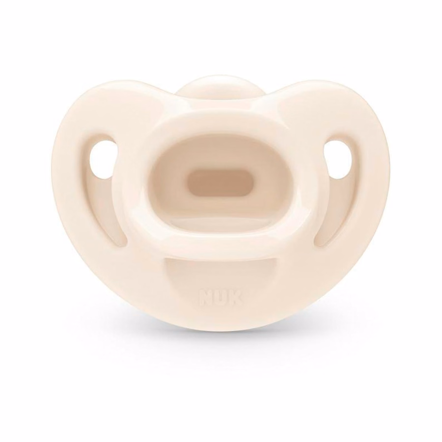 NUK Timeless Comfy Pacifier | 100% Silicone, One-Piece Design | BPA-Free, Gentle on Baby’s Skin | 5-Pack, for 0-6M : Baby