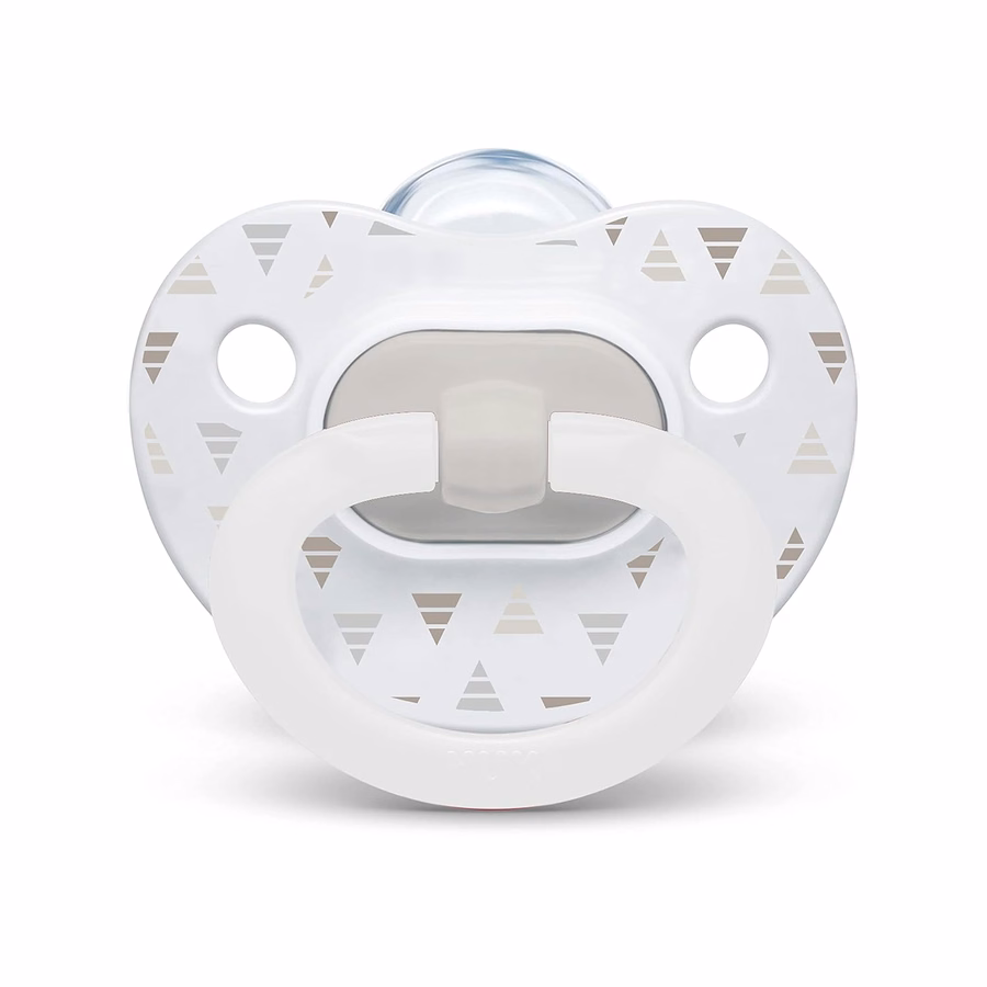 NUK First Choice Classic Orthodontic Baby Pacifier, 6-18 Months Baby Pacifier, Neutral, Baby Must Haves, 5-pack : Health & Household