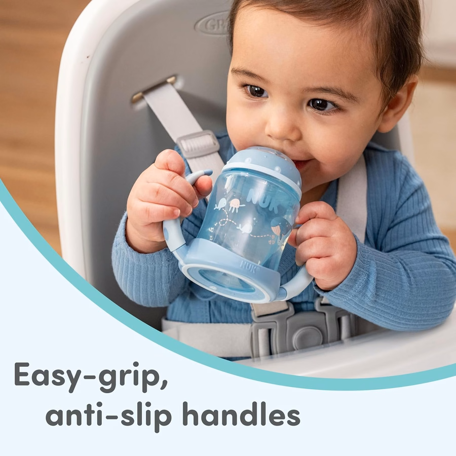 NUK Learner Cup, 6+ Months, Timeless Collection, Amazon Exclusive, 5 Oz, Pack of 2 – BPA Free, Spill Proof Sippy Cup : Baby