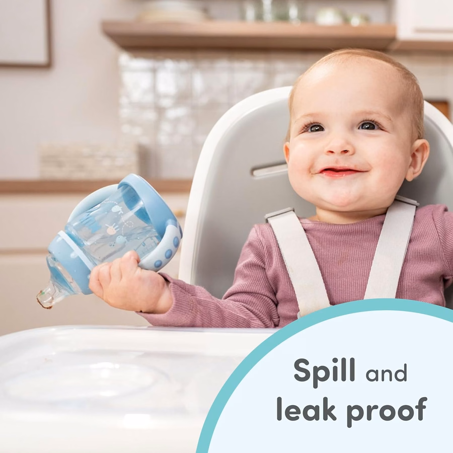 NUK Replacement Silicone Spout for Select NUK Cups, Spill-Proof, Soft Spout, Dishwasher-Safe, BPA-Free, Clear, Pack of 3 : Baby