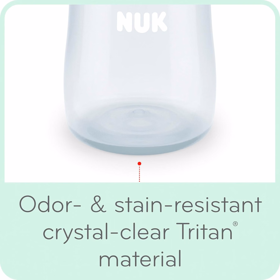 NUK Large Learner Tritan Cup, 10 oz, 8+ Months – BPA Free, Spill Proof Sippy Cup : Baby