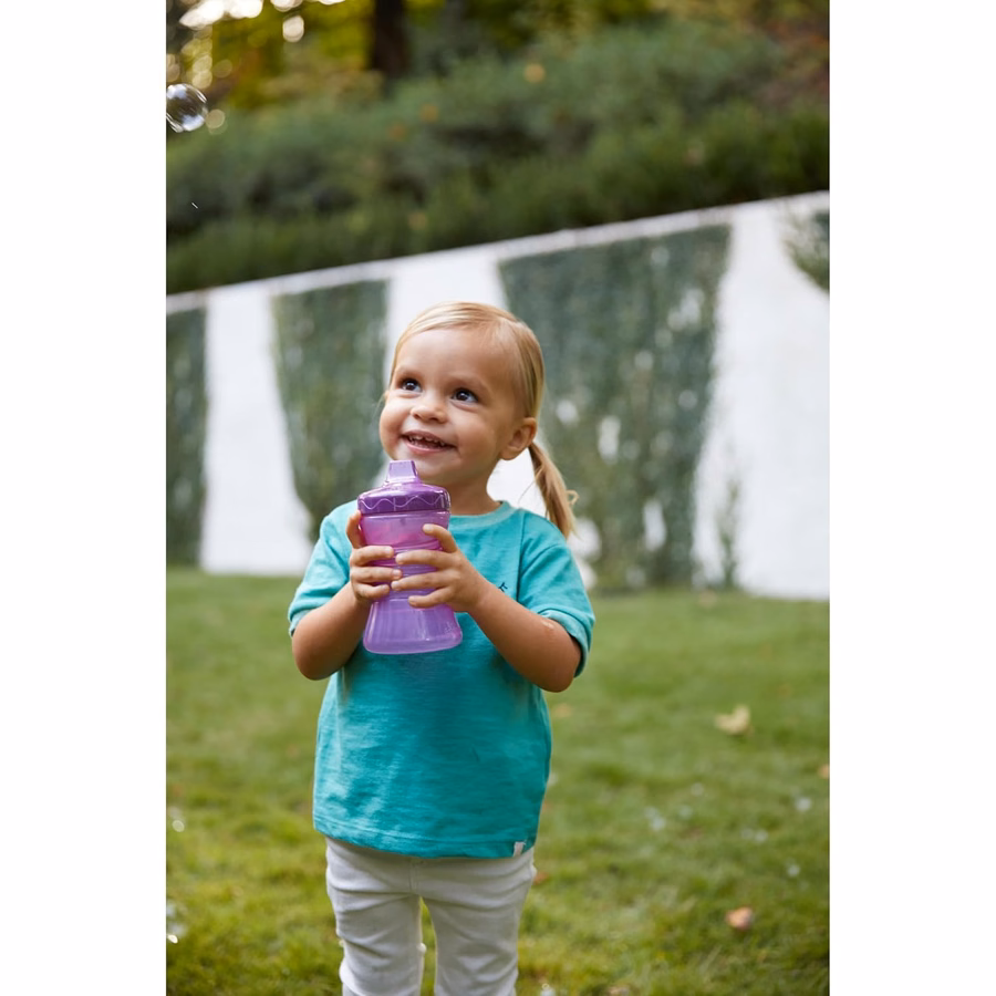 NUK Fun Grips Hard Spout Sippy Cup, 10 oz. | Easy to Hold, BPA Free, Spill Proof Toddler Cup, 4pk : Baby