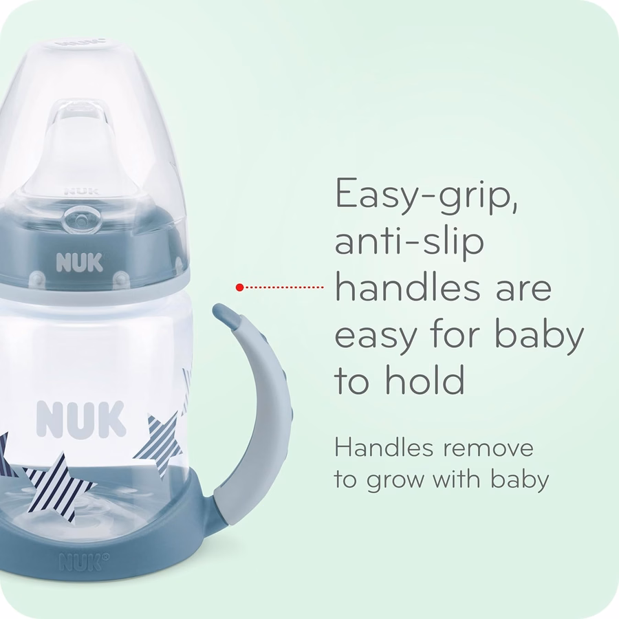 NUK Mickey Mouse Large Learner Cup 10oz 2pk – BPA Free, Spill Proof Sippy Cup : Baby