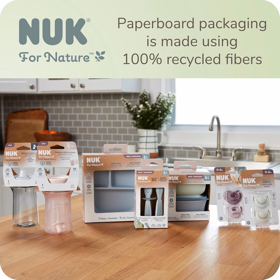 NUK for Nature™ Everlast Weighted Straw Cup : Sports & Outdoors