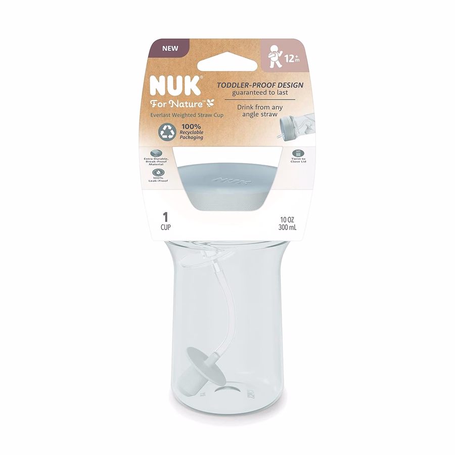NUK for Nature™ Everlast Weighted Straw Cup : Sports & Outdoors
