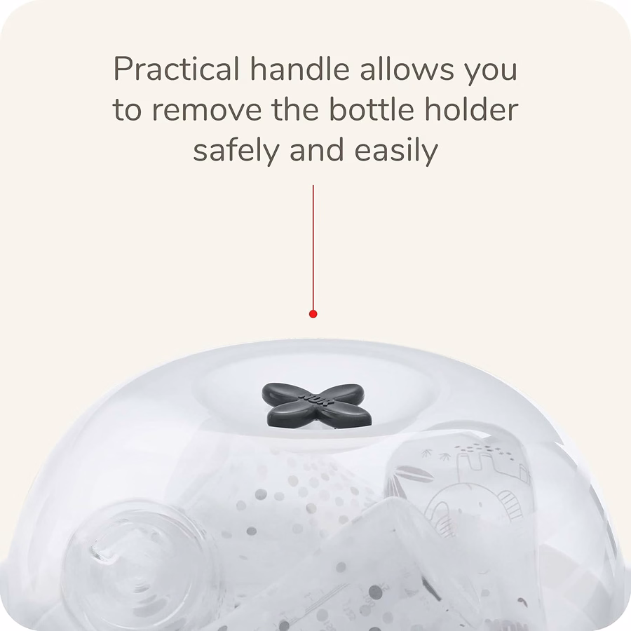 NUK Micro Express Microwave Baby Bottle and Accessory Sterilizer, a Fast & Effective Sterilization, Using Natural Steam : Baby